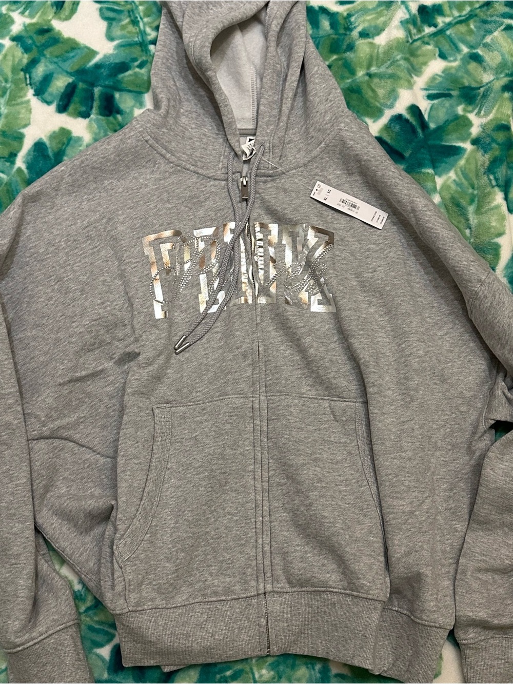 Victoria’s Secret Pink Bling Hoodie,XL,NWT